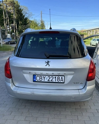 Peugeot 308 cena 10500 przebieg: 325400, rok produkcji 2009 z Bydgoszcz małe 37